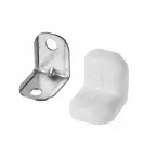                  Уголок крепежный 20х20 белый с пластиковой крышкой (4 шт) - пакет  | 147866 | Tech-KREP
               