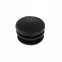 Заглушка внутренняя для трубы D25мм, черн.пластик, (4 шт) - пакет  | 150038 | Tech-KREP