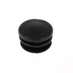 Заглушка внутренняя для трубы D25мм, черн.пластик, (4 шт) - пакет  | 150038 | Tech-KREP