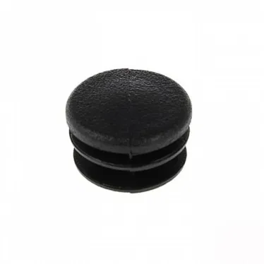 Заглушка внутренняя для трубы D25мм, черн.пластик, (4 шт) - пакет  | 150038 | Tech-KREP