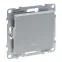 SUNO Выключатель 16АХ 250В с индикацией. Безвинтовые зажимы. Цвет "Алюминий" | 721314 | Legrand