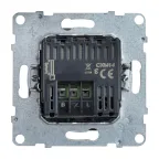 SUNO Светорегулятор кнопочный универсальный 400Вт без нейтрали. Цвет "Алюминий" | 721378 | Legrand