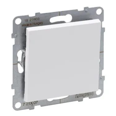 SUNO Переключатель промежуточный 10АХ 250В. Винтовые зажимы. Цвет "Белый" | 721107 | Legrand