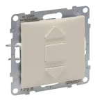                  SUNO Переключатель кнопочный для жалюзи и рольставней 6А 250В. Безвинтовые зажимы. Цвет "Слоновая кость" | 721238 | Legrand
               