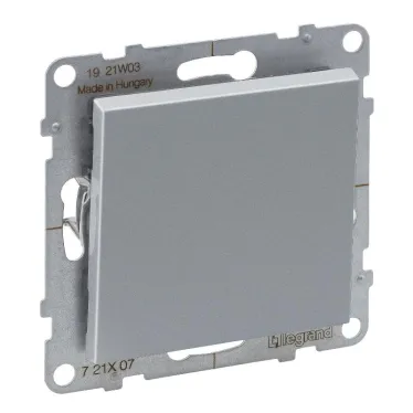 SUNO Переключатель промежуточный 10АХ 250В. Винтовые зажимы. Цвет "Алюминий" | 721307 | Legrand