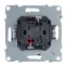 SUNO Выключатель 10АХ 250В. Безвинтовые зажимы. Цвет "Алюминий" | 721301 | Legrand