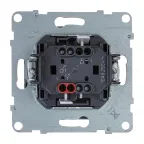 SUNO Выключатель 10АХ 250В. Безвинтовые зажимы. Цвет "Алюминий" | 721301 | Legrand