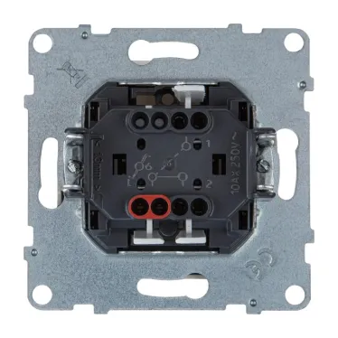 SUNO Переключатель 10АХ 250В. Безвинтовые зажимы. Цвет "Слоновая кость" | 721206 | Legrand