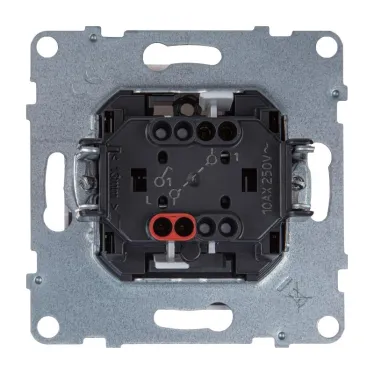 SUNO Выключатель 10АХ 250В. Безвинтовые зажимы. Цвет "Белый" | 721101 | Legrand