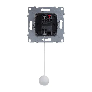 SUNO Выключатель кнопочный 6А 250В со шнуром. Безвинтовые зажимы. Цвет "Белый" | 721100 | Legrand