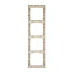 SUNO Рамка декоративная универсальная 4-постовая Цвет "Слоновая кость" | 721584 | Legrand