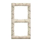 SUNO Рамка декоративная универсальная 2-постовая Цвет "Слоновая кость" | 721582 | Legrand