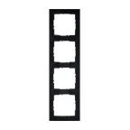 SUNO Рамка декоративная универсальная 4-постовая Цвет "Темно-серый" | 721554 | Legrand