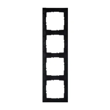 SUNO Рамка декоративная универсальная 4-постовая Цвет "Блэк пиксел" | 721574 | Legrand