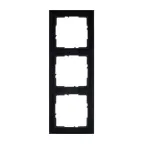 SUNO Рамка декоративная универсальная 3-постовая Цвет "Блэк пиксел" | 721573 | Legrand