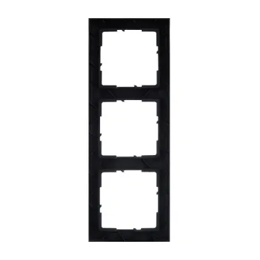 SUNO Рамка декоративная универсальная 3-постовая Цвет "Блэк пиксел" | 721573 | Legrand