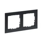 SUNO Рамка декоративная универсальная 2-постовая Цвет "Темно-серый" | 721552 | Legrand