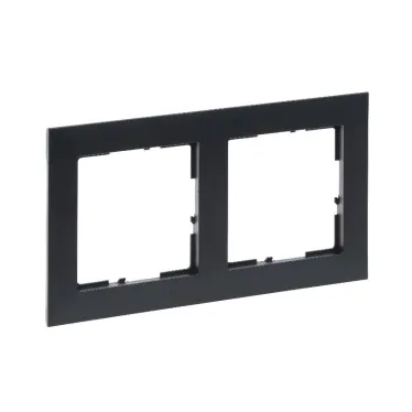 SUNO Рамка декоративная универсальная 2-постовая Цвет "Темно-серый" | 721552 | Legrand