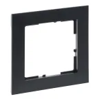 SUNO Рамка декоративная универсальная 1-постовая Цвет "Темно-серый" | 721551 | Legrand