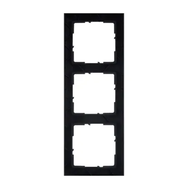SUNO Рамка декоративная универсальная 3-постовая Цвет "Темно-серый" | 721553 | Legrand