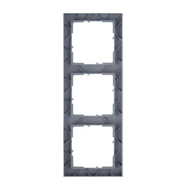 SUNO Рамка декоративная универсальная 3-постовая Цвет "Плюмаж" | 721543 | Legrand