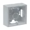 SUNO Коробка для накладного монтажа механизмов серии SUNO 1-постовая. Цвет "Алюминий" | 721394 | Legrand
