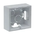 SUNO Коробка для накладного монтажа механизмов серии SUNO 1-постовая. Цвет "Алюминий" | 721394 | Legrand