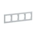 SUNO Рамка декоративная универсальная 4-постовая Цвет "Алюминий" | 721514 | Legrand