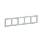 SUNO Рамка декоративная универсальная 5-постовая Цвет "Алюминий" | 721515 | Legrand