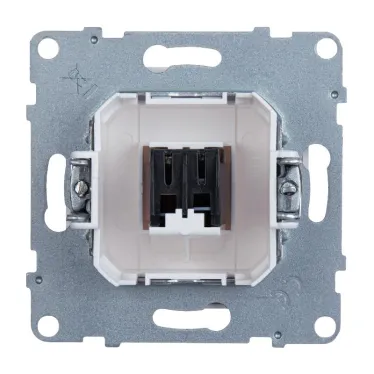 SUNO Аудиорозетка с пружинными зажимами одиночная. Цвет "Белый" | 721192 | Legrand