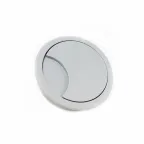 Розетка компьют. стола белая (1 шт) - пакет  | 146564 | Tech-KREP