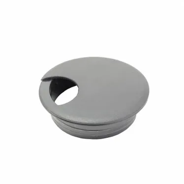 Розетка компьют. стола серая (1 шт) - пакет  | 146566 | Tech-KREP