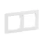SUNO Рамка декоративная универсальная 2-постовая Цвет "Белый" | 721502 | Legrand