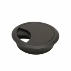 Розетка компьют. стола черная (1 шт) - пакет  | 146567 | Tech-KREP