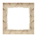 SUNO Рамка декоративная универсальная 1-постовая Цвет "Песочный" | 721531 | Legrand