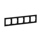 SUNO Рамка декоративная универсальная 5-постовая Цвет "Антрацит" | 721525 | Legrand