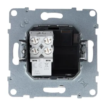 SUNO Телефонная розетка RJ11 одиночная. Цвет "Белый" | 721161 | Legrand