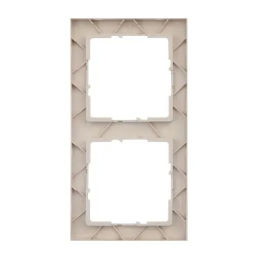 SUNO Рамка декоративная универсальная 2-постовая Цвет "Песочный" | 721532 | Legrand