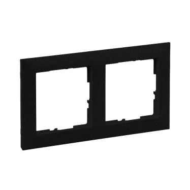 SUNO Рамка декоративная универсальная 2-постовая Цвет "Антрацит" | 721522 | Legrand