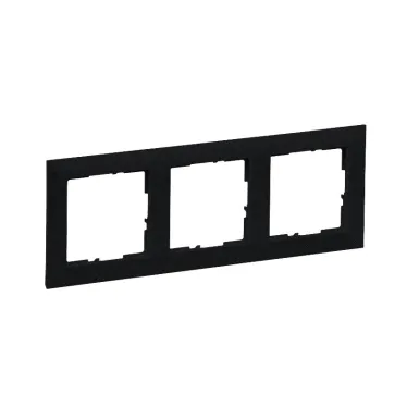 SUNO Рамка декоративная универсальная 3-постовая Цвет "Антрацит" | 721523 | Legrand