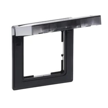 SUNO Рамка влагозащитная IP44,с откидной крышкой,1-постовая Цвет "Антрацит" | 721444 | Legrand