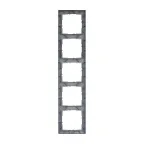 SUNO Рамка декоративная универсальная 5-постовая Цвет "Матовый алюминий" | 721565 | Legrand