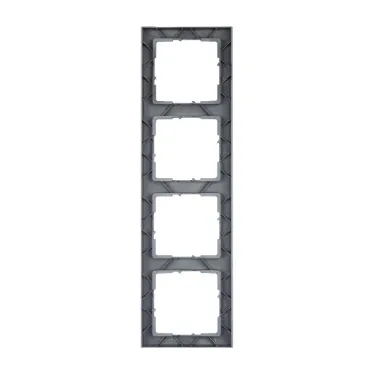 SUNO Рамка декоративная универсальная 4-постовая Цвет "Матовый алюминий" | 721564 | Legrand