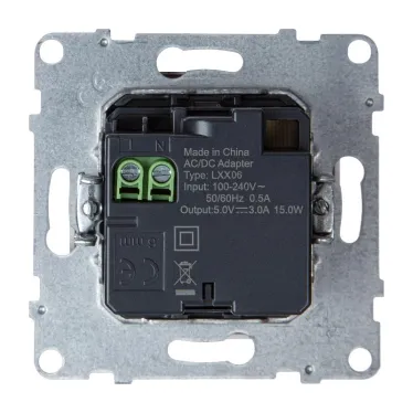 SUNO Зарядное устройство USB 2 выхода Тип С - Тип С Цвет "Белый" | 721131 | Legrand