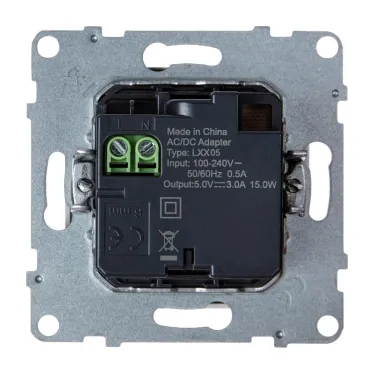 SUNO Зарядное устройство USB 2 выхода Тип А - Тип С Цвет "Белый" | 721130 | Legrand