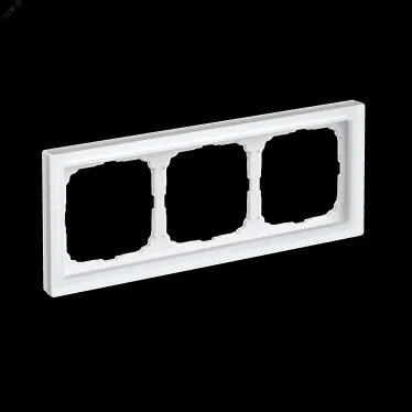 ARTGALLERY PURE 3-постовая РАМКА, МАТОВОЕ ОРГАНИЧЕСКОЕ СТЕКЛО БЕЛЫЙ