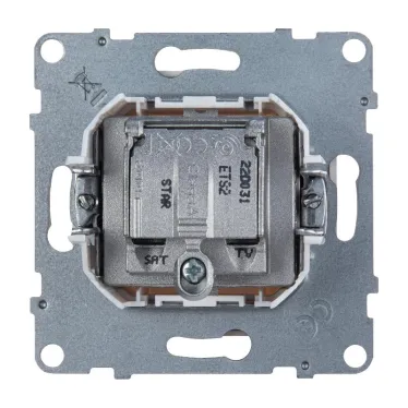 SUNO Розетка TV-SAT двухкабельная. Цвет "Белый" | 721171 | Legrand