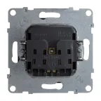 SUNO Силовая розетка 2К 16А 250В. Винтовые зажимы. Цвет "Антрацит" | 721433 | Legrand