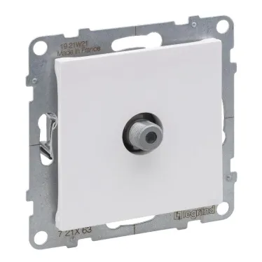 SUNO Розетка TV c топологией "звезда", с разъемом F-TYPE, 0-2400 МГц. Цвет "Белый" | 721163 | Legrand