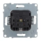 SUNO Силовая розетка 2К+З 16А 250В.Винтовые зажимы. Цвет "Антрацит" | 721425 | Legrand